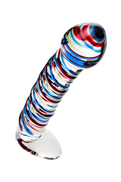 Фаллоимитатор Sexus Glass,стекло, прозрачный 16,5 см